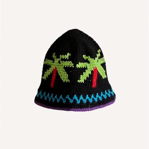 Atmosphere Hand-knitted Colorful Fisherman's Hat
