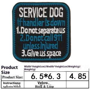 Pet Dog Accessories Embroidered Velcro New Pet Clothing Decorative Sticker Computer Embroidery Chapter