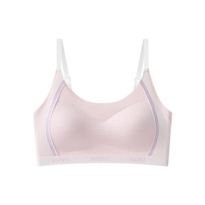 Bra For Developing Girls Wireless Thin Breathable Semi Fitted Sports Vest