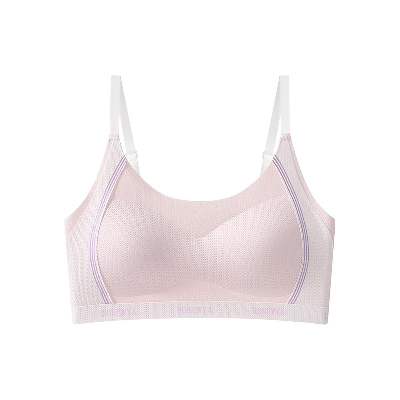 Bra For Developing Girls Wireless Thin Breathable Semi Fitted Sports Vest - Image 4