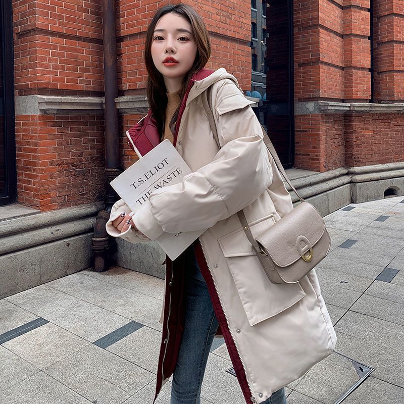 Plus-Size Womens Hooded Padded Workwear Cotton Jacket For Warmth - الصورة 7