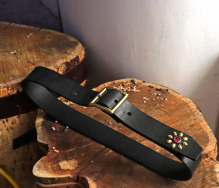 Womens Retro Ethnic-Style Heavy-Duty Belt - Image 4