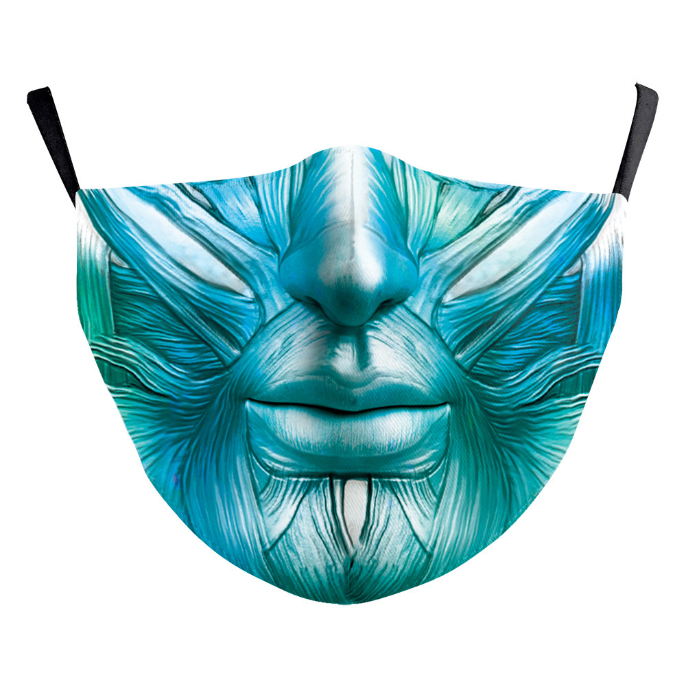 Halloween Clown Funny Horror Creative Double-layer Dust Mask - Image 3