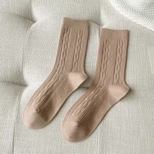 Womens Thick Warm Mid-Calf Wool Socks