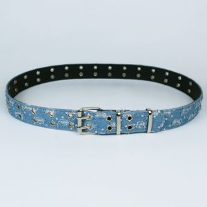 Casual Edgy And Stylish Jeans With A Sassy Belt For Women