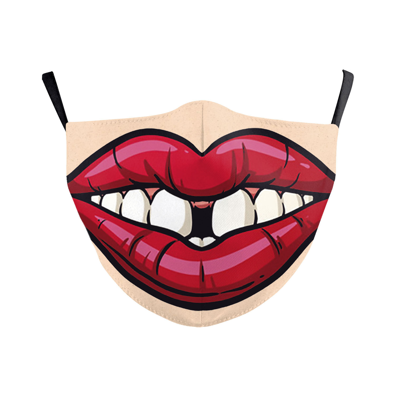 Halloween Double-layer Ear Washing Creative Digital Printing Mask - Image 6