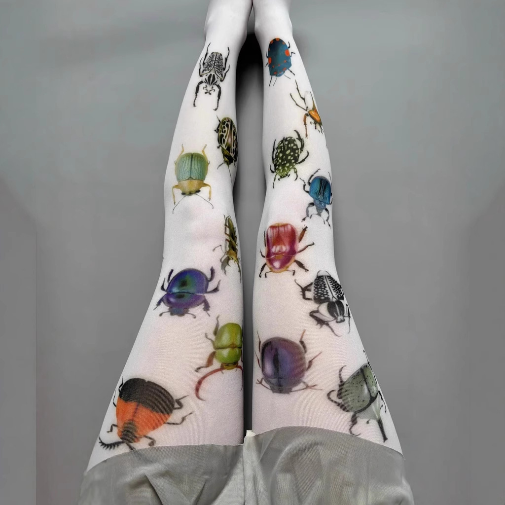 Unique Print Womens Sweet & Edgy All-Season Socks - Image 2