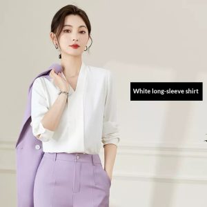 Womens Wool Coat For Winter Work Front Desk Uniform