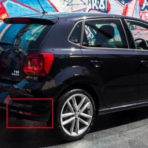 For VW Polo 2014-2017 Right Side Hatchback Rear Bumper Reflector Assembly Brake Light No Bulb