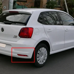 For VW Polo 2014-2017 Right Side Hatchback Rear Bumper Reflector Assembly Brake Light No Bulb