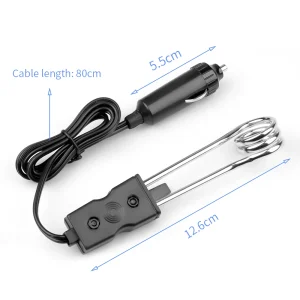 Portable 12V 24V Car Portable Immersion Heater Fashion High Quality Safe Warmer Durable Auto Electronics Coffee Tea Water Heater