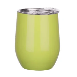 Wine Glasses 12oz Beer Thermos Cold Tumbler Egg Cup Beer Mug Double Wall Vacuum Insulated Water Cup Bar Drinkware With Seal Lid