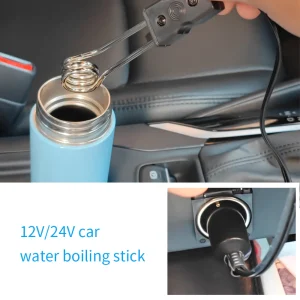 Portable 12V 24V Car Portable Immersion Heater Fashion High Quality Safe Warmer Durable Auto Electronics Coffee Tea Water Heater