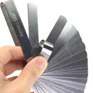 Stainless Steel Feeler Gauge 17 Blade/32 Blade Thickness Gap Metric Filler Feeler Gauge Measure Tool For Feeler Gauge Valve Shim
