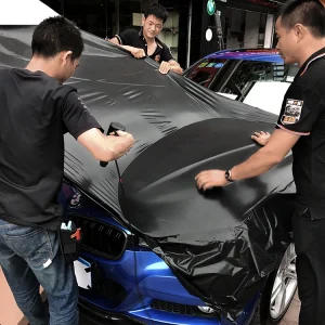 152cm*200cm 4D Carbon Fiber Vinyl Film Car Styling Wrapping Sheet Roll Film Automobiles DIY Car Hood Roof Stickers Accessories