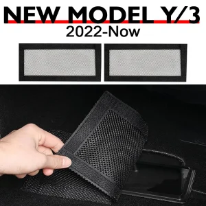 2pcs Backseat Air Vent Cover for Tesla Model 3 & Model Y Rear Seat Air Condition Outlet Protector Car Air Vent Mesh Accessories