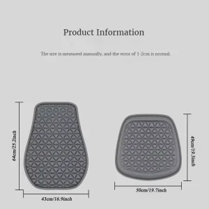 3D Suspended Car Seat Cushion, Seat Cover With Embossed Pattern Four Seasons General Fit for Most Cars