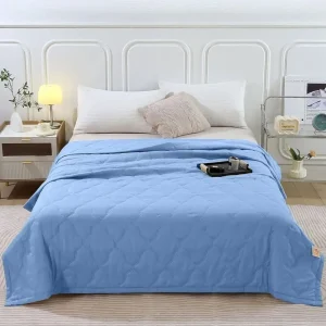 Summer Cooler Quilt Conditioning Quilt Double Sided Cold Effect Blanket Cooler Fiber Heat-dissipating Quilt Skin-Friendly Washed