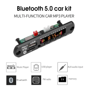 Dropship/Wholesale 9V 12V Car MP3 Decoder Board WMA Audio MP3 Player USB TF FM Radio Module Wireless Bluetooth 5.0 For Car Newly