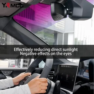 Car Windshield Solar Film 20X150cm Window Tint Vinyl Wrap Sunshade Protector Dyeing Film for Car Heat Insulation Sun Protection