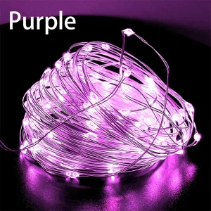 20M LED Lights Copper Wire String Lights USB Garland Fairy Lighting Strings for Holiday Christmas Wedding Party Decoration