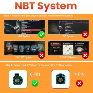 LEXXSON Wireless Carplay for BMW F10 F01 X5 E70 X3 F25 F30 F31 F20 F21 MINI NBT CIC System Android Auto OEM Integration Module