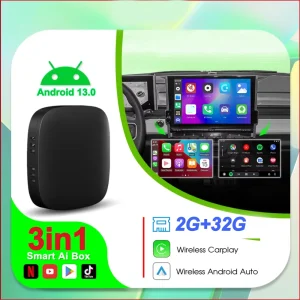 Android 13 TV Box Smart CarPlay Ai Box Wifi Wireless Android Auto Built-in Play Store For YouTube Netflix OEM CarPlay Cars