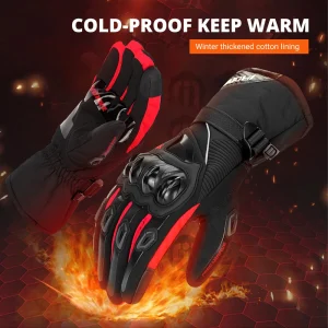 Full Finger Motorcycle Gloves Windproof Moto Motorbike Riding Gloves Waterproof Touch Screen Moto Motocross Gloves Winter
