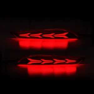 Car LED Rear Bumper Light Assembly For Chevrolet Cruze 2017 2018 Dynamic Turn Signal Brake Warning Reflector Driving Lamp 12V