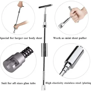 Auto Paintless Dent Repair Tools EU Plug Glue Gun Car Dent Repair Kit Dent Removal Kit Dent Remover Dent Puller for Cars Vehicle