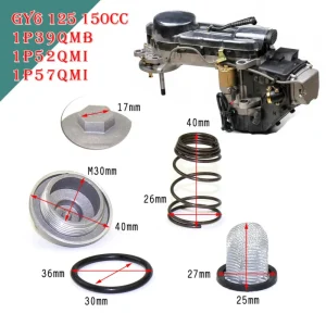 GY6 Engine Parts Oil Filter Auto Accessories 125/150 50cc To 150cc Plug Oil Filter Circuit Oil Screen for Baotian /Benzhou