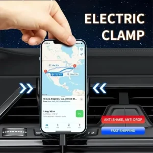 360 Rotate Wireless Car Phone Holder navigation Clip Sensing Open Close Navigation Mount Wireless Charging Automobile Accessori