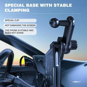 Mobile Phone Holder Base for Car Display Screen Universal 17mm Ball Head GPS Bracket Sticker Base for Tesla Model 3/Y/S/X