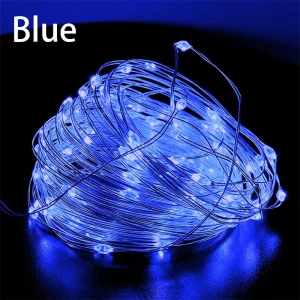 20M LED Lights Copper Wire String Lights USB Garland Fairy Lighting Strings for Holiday Christmas Wedding Party Decoration
