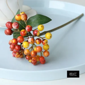 30cm Artificial Berry American Pastoral Home Flower Arrangement Fruit Artificial Fake Flower Shooting Props Christmas Diy Berry
