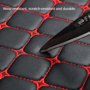 Car Seat Cover Seat Back Cushion Pu Leather Minimalism Seat Cushion Universal Soft Wear-resistant Four Seasons