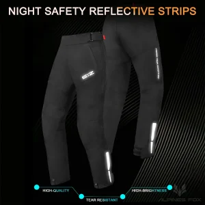 Winter Motorbike Trousers Men's Motorcycle Quick Release Pants Built in CE Protectors Warm Waterproof Off-road Motocross Pants