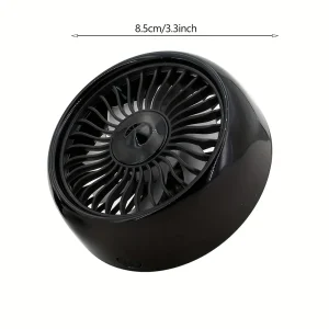 EAFC Car Fan USB Powered Electric Car Cooling Fan Portable 3 Speeds Strong Airflow Air Circulation Fan for Car Van Truck SUV