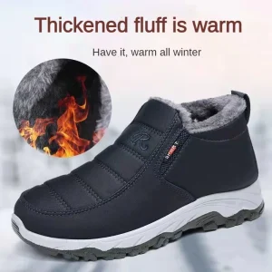 ​Men's Shoes Autumn Winter Casual Cotton Warm Wear Resistant Chunky Sole Affordable Free Shipping​