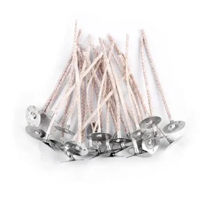 30pcs Candle Wicks Low Smoke Pre-Waxed Diy Candle Making Pre-Waxed Wicks Soy Wax Kerosene Cotton Wax Line Accessories