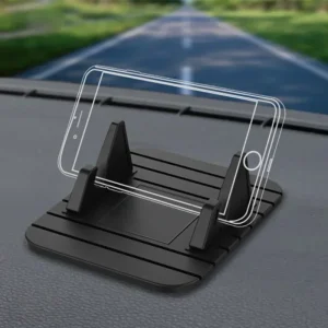 Car Dashboard Silicone Mount Phone Holder Non Slip Mat GPS Navigation Bracket  For iPhone Samsung Android Smart Phones Keys