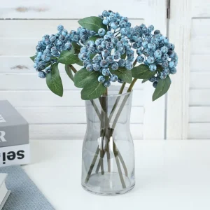 30cm Artificial Berry American Pastoral Home Flower Arrangement Fruit Artificial Fake Flower Shooting Props Christmas Diy Berry