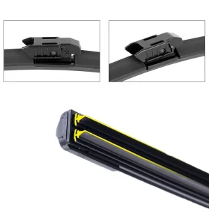 Car Windshield Wiper blades Universal Soft Double layer Rubber Frameless Bracketless car wipers 14" 16" 19" 20" 21" 22" 24"26"