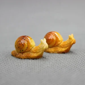 Creative Mini Garden Decoration Fairy Animal Doll Easy Use Snail Ornament Miniature Figurine Resin Craft Snail Model