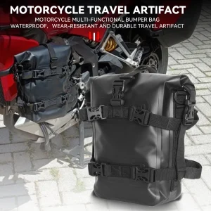 Motorcycle Bumper Bag Waterproof Side Bags For BMW R 1250GS HONDA NC750X Suzuki Motocross Crash Bars Repair Tool Placement Bag