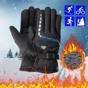 Winter cycling gloves - Waterproof and anti-slip - For outdoor sports - Riding motorcycles - Cycling warm gloves