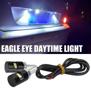2pcs 5630 chip DRL led Eagle eye motorcycle Signal light bulb License plate light Taillights Rear fog lights LED indicator light