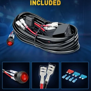 NAOEVO 4 Inch 2Pcs LED Pod Lights Spot Flood Combo LED Fog Driving 4x4 Off Road Lights Work Lights for Truck Boat ATV UTV Jeep