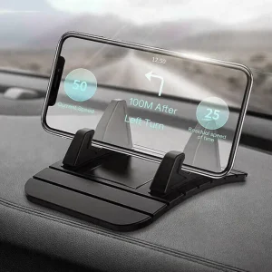 Car Dashboard Silicone Mount Phone Holder Non Slip Mat GPS Navigation Bracket  For iPhone Samsung Android Smart Phones Keys