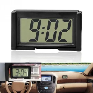 Large Screen Home Digital Display Car Clock Paste Electronic Mini Car Electronic Clock Automotive Supplies Simple Type